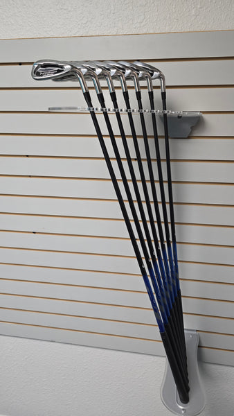 USED Pinhawk Single Length Irons, RH, 5-PW+AW, Stiff Graphite, Standard Length