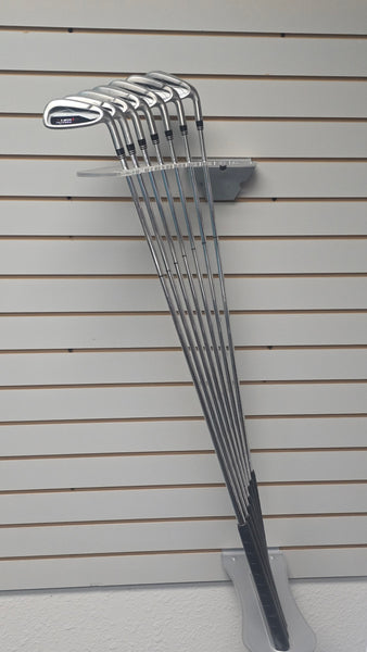 USED Integra I-Win Single Length Irons, RH, 5-PW+AW, Stepless Steel, Regular Flex, Custom Length & Custom Grips