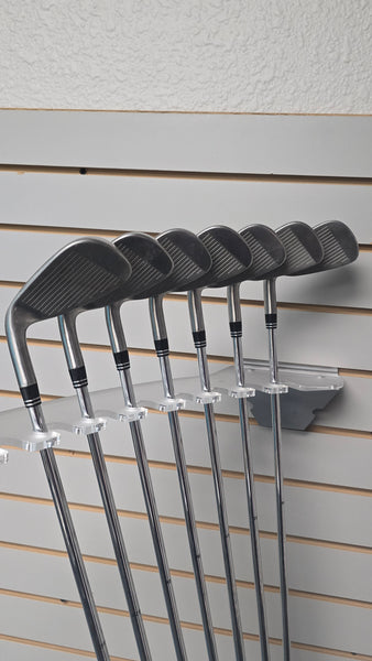 USED Integra I-Win Single Length Irons, RH, 5-PW+AW, Stepless Steel, Regular Flex, Custom Length & Custom Grips