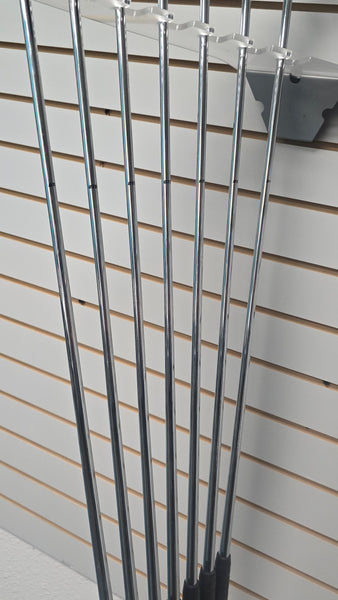 USED Integra I-Win Single Length Irons, RH, 5-PW+AW, Stepless Steel, Regular Flex, Custom Length & Custom Grips