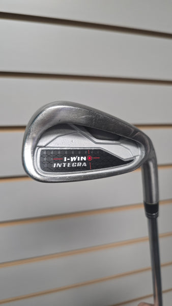 USED Integra I-Win Single Length Irons, RH, 5-PW+AW, Stepless Steel, Regular Flex, Custom Length & Custom Grips
